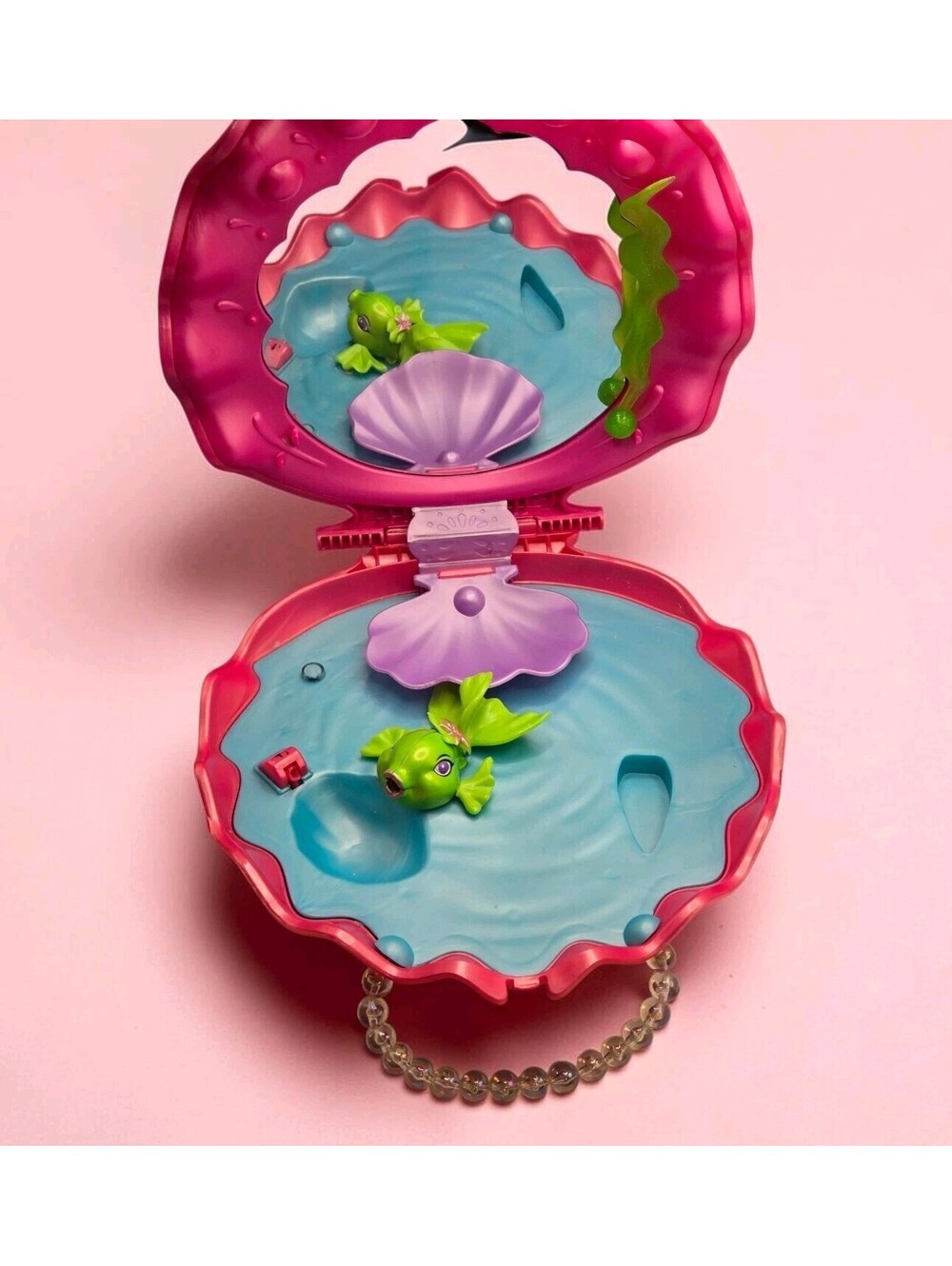 Vintage Mattel Barbie Fairytopia Mermaidia Bubble Vanity Shell Purse WORKS